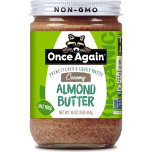 Once Again Organic Creamy Lightly Toasted Almond Butter
