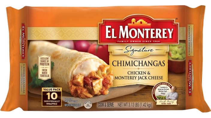 Are El Monterey Chimichanga's safe to cook in wrapper 