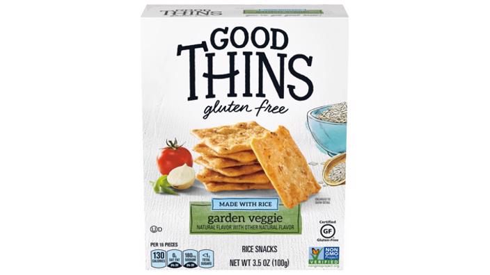 Diet info for Good Thins Garden Veggie Rice Snacks Gluten Free