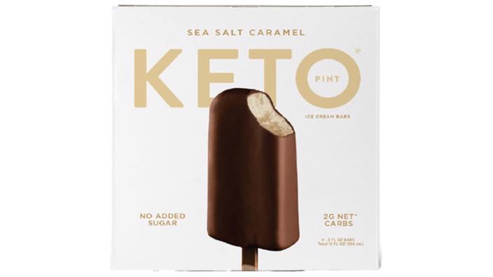 Keto Pint Sea Salt Caramel Ice Cream Bar