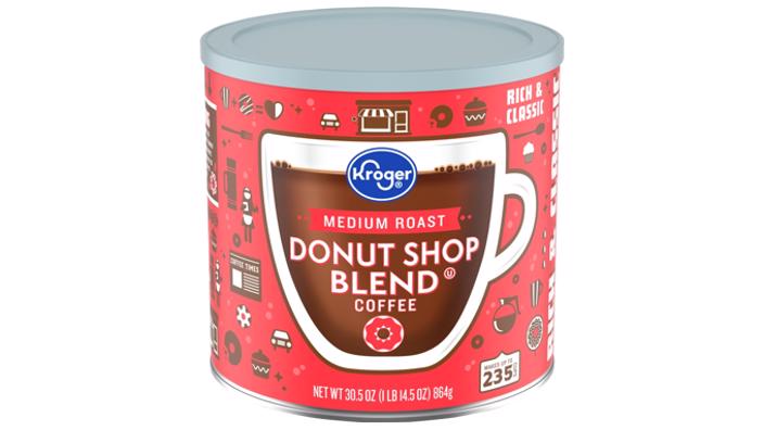 kroger medium roast donut shop blend coffee