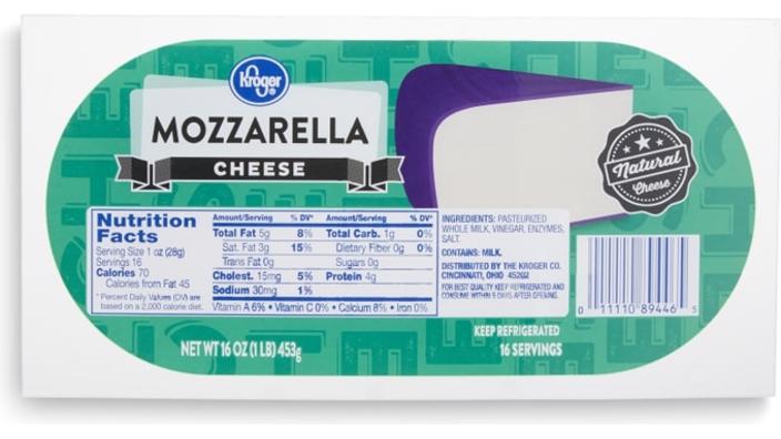 Kroger® Mozzarella Shredded Cheese, 16 oz - Kroger