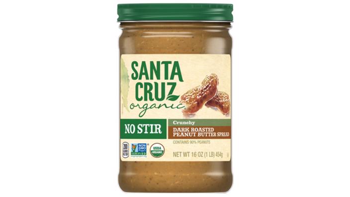 Is Santa Cruz Organic No Stir Crunchy Dark Roasted Peanut Butter