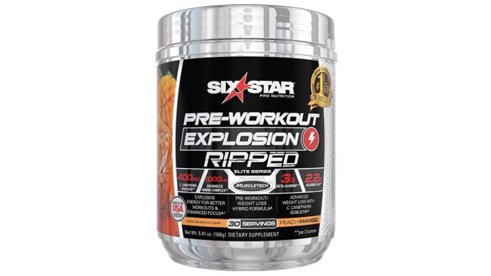 Pre-Workout Explosion Ripped - SIXSTAR