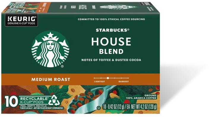 Starbucks House Blend K-Cup Pods Keto 