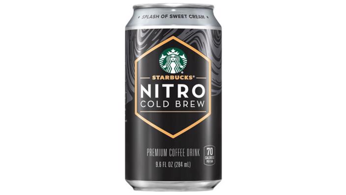 Starbucks Nitro Cold Brew Splash of Sweet Cream Coffee
