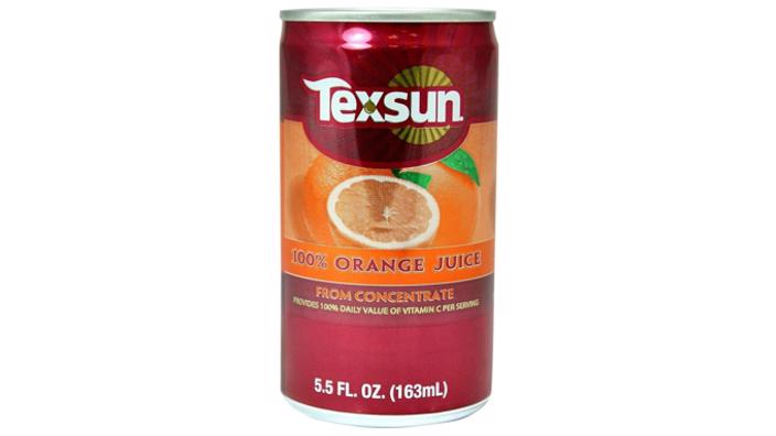 Texsun orange clearance juice