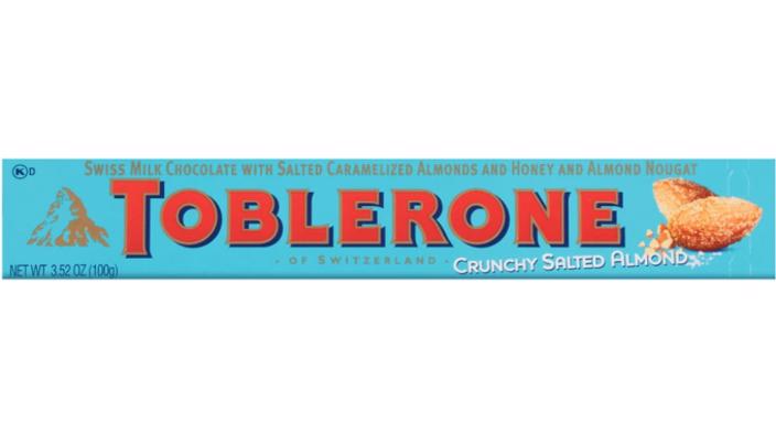 Is Toblerone Crunchy Salted Almond Chocolate Keto Sure Keto The Food Database For Keto