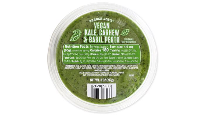 Is Trader Joe s Vegan Kale Cashew Basil Pesto Keto Sure Keto