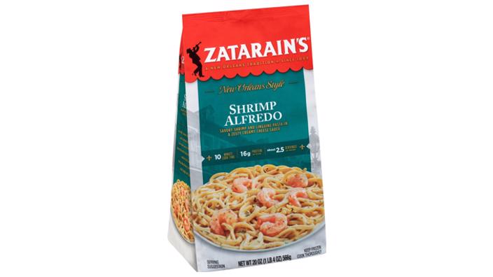 Zatarain's Frozen Meal - Shrimp Alfredo