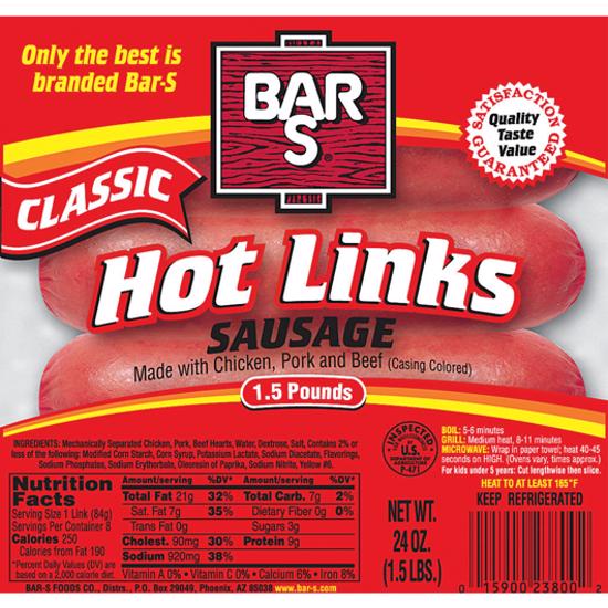 Is Bar M Louisiana Brand Extra Hot Links Keto?