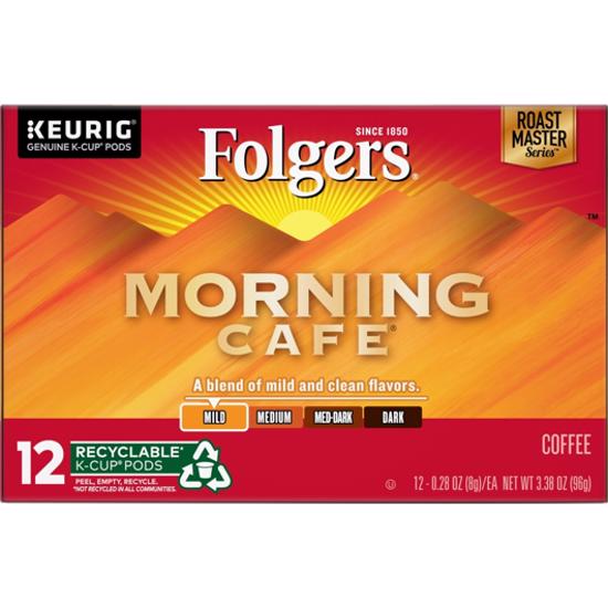 Folgers Morning Cafe Coffee Pods Keto 
