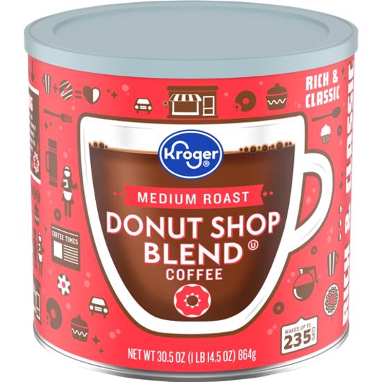 kroger medium roast donut shop blend coffee