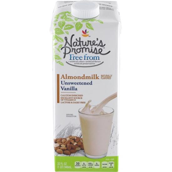 Is Nature S Promise Unsweetened Vanilla Almond Milk Keto Sure Keto The Food Database For Keto