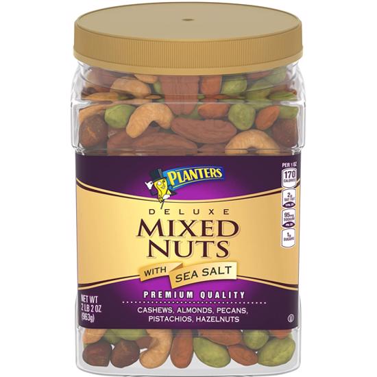 Planters Unsalted Mixed Nuts Planters Trail Mix Nut & Chocolate 6oz