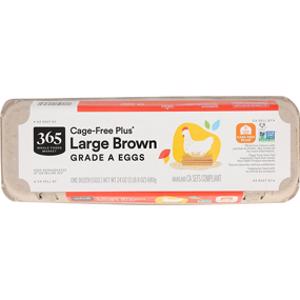 365 Cage-Free Plus Large Brown Grade A Eggs