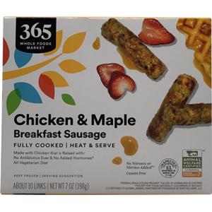 365 Chicken & Maple Breakfast Sausage