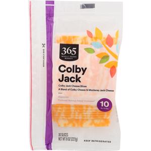 365 Colby Jack Cheese Slices