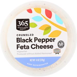 365 Crumbled Black Pepper Feta Cheese