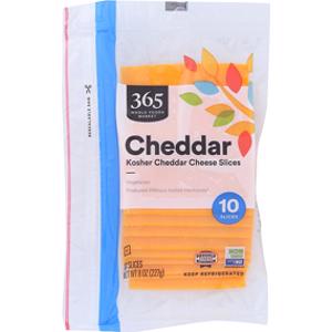 365 Kosher Cheddar Cheese Slices