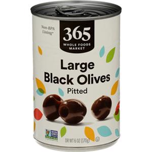 365 Large Pitted Black Olives