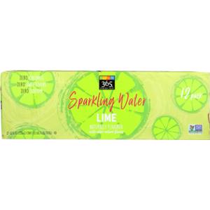 365 Lime Sparkling Water