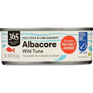 365 No Salt Albacore Wild Tuna in Water