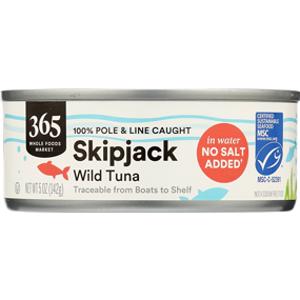 365 No Salt Skipjack Wild Tuna in Water