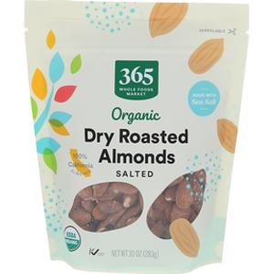 365 Organic Dry Roasted & Salted Almonds