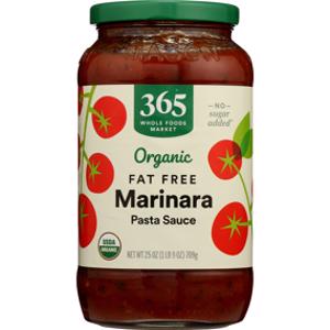 365 Organic Fat Free Marinara Pasta Sauce