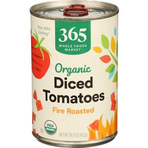 365 Organic Fire Roasted Diced Tomatoes