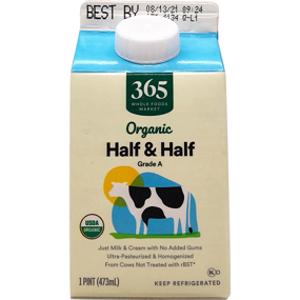 365 Organic Half & Half