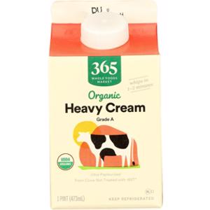 365 Organic Heavy Cream
