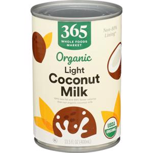 365 Organic Light Coconut Milk