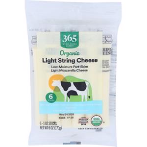 365 Organic Light String Cheese