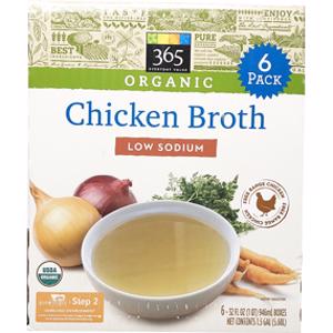 365 Organic Low Sodium Chicken Broth