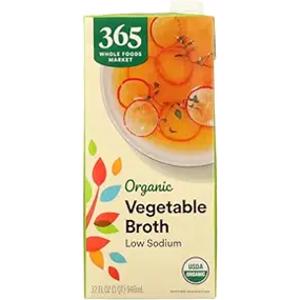 365 Organic Low Sodium Vegetable Broth