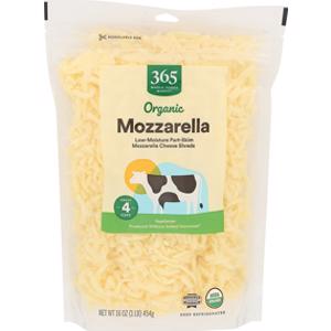 365 Organic Mozzarella Cheese Shreds