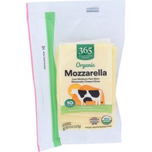 365 Organic Mozzarella Cheese Slices