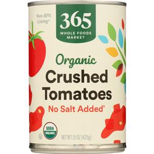 365 Organic No Salt Crushed Tomatoes