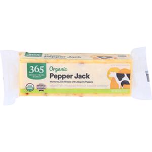 365 Organic Pepper Jack Cheese