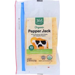 365 Organic Pepper Jack Sliced Cheese
