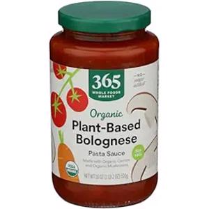 365 Organic Plant-Based Bolognese Pasta Sauce
