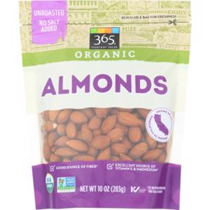 365 Organic Raw Almonds