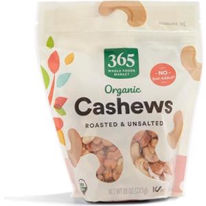 365 Organic Roasted & Unsalted Cashews