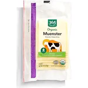 365 Organic Sliced Muenster Cheese