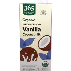 365 Organic Unsweetened Vanilla Coconut Milk