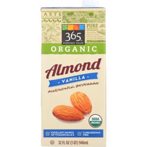365 Organic Vanilla Almond Milk