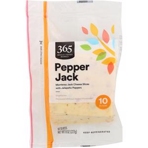365 Pepper Jack Cheese Slices
