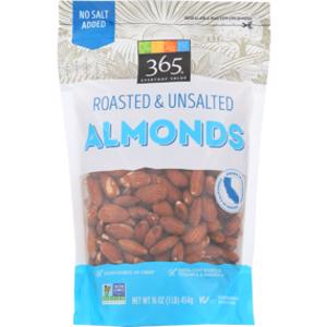 365 Roasted & Unsalted Almonds